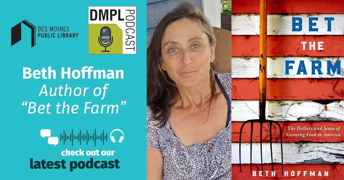 DMPL Podcast: Local Author Beth Hoffman | Des Moines Public Library