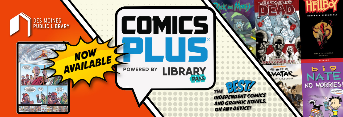Comics Plus Web Graphic