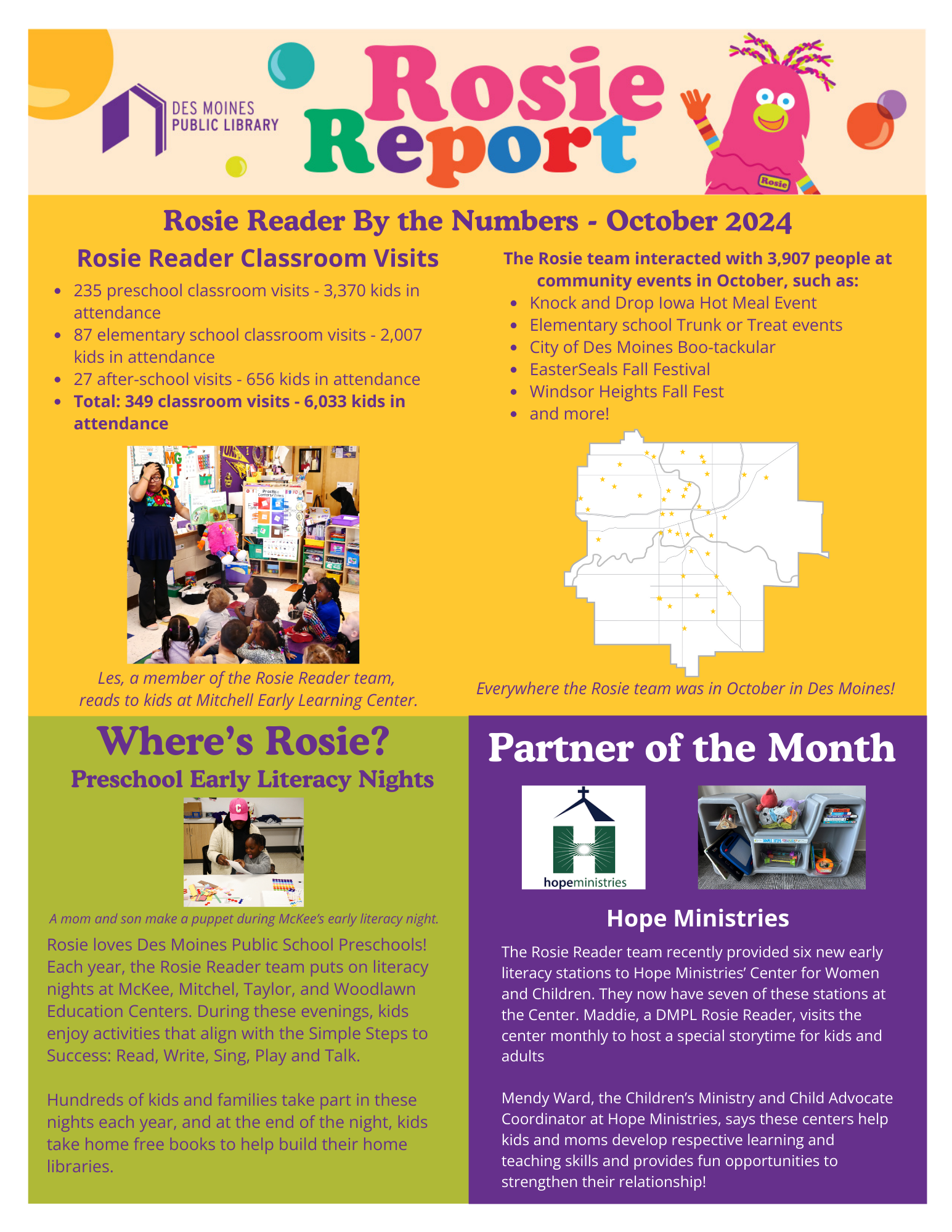 October Rosie Report Page 1