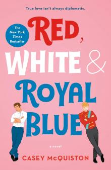 Book cover for "Red, White and Royal Blue"