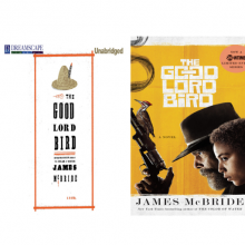 The Good Lord Bird book cover and movie cover side by side