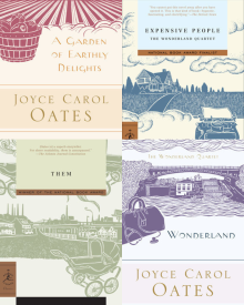 The Book Covers of the four books in the Wonderland Quartet