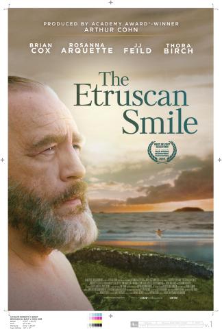 Graphic image of the movie poster for The Etruscan Smile