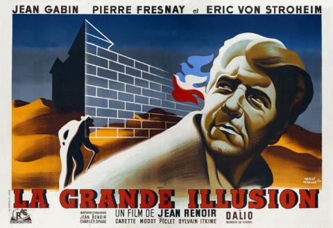 Graphic image of the poster for the movie The Grand Illusion