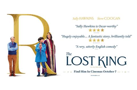 Graphic image of the poster for The Lost King