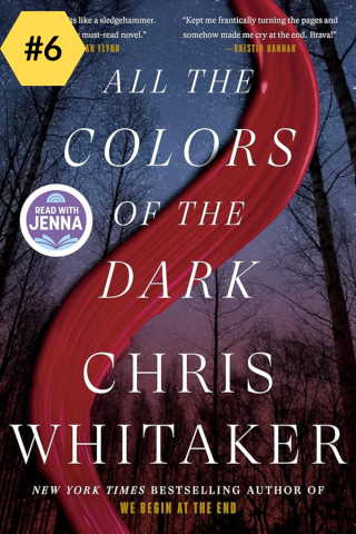 The Cover for All the Colors of the Dark by Chris Whitaker