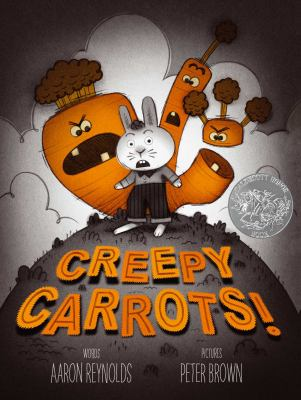 Photo of Jasper Rabbits on the cover of Creepy Carrots