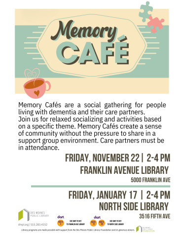 An image of the promotional poster for Memory Café 