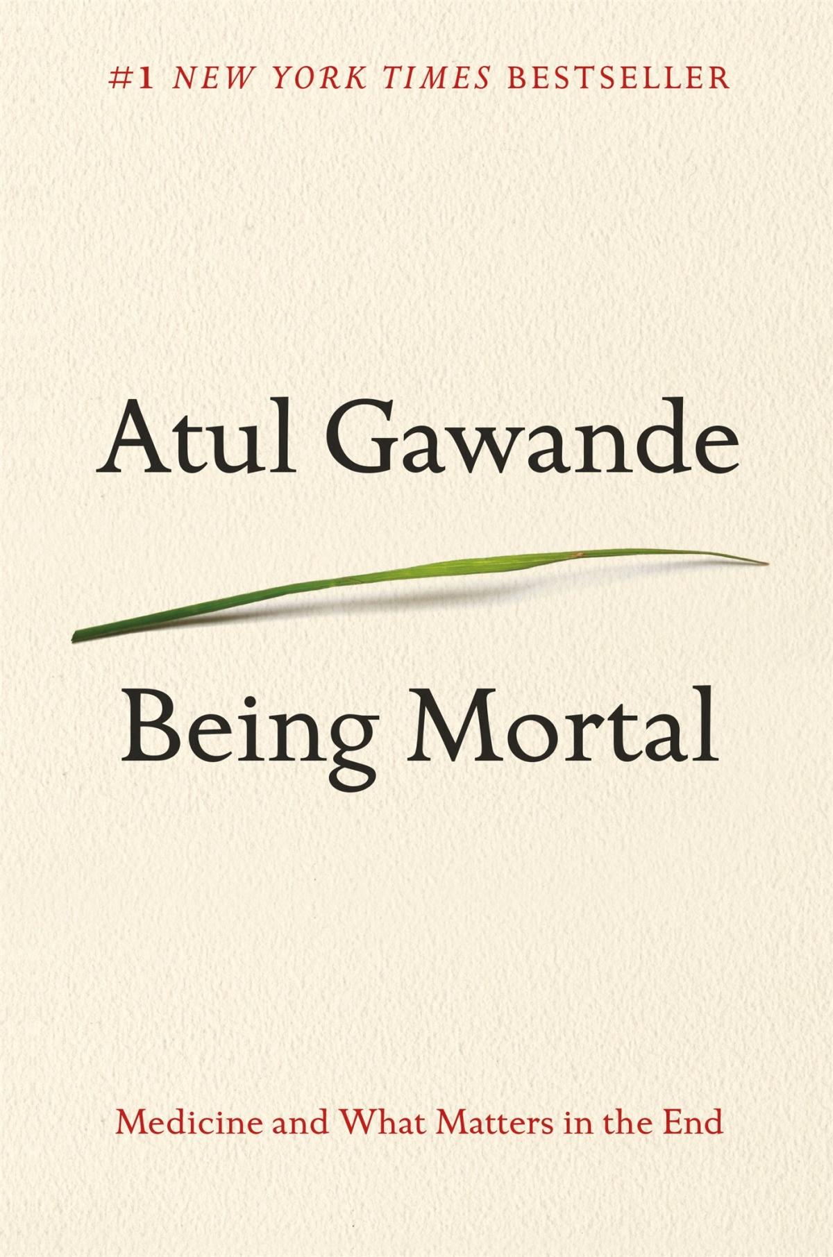 Book cover for Being Mortal by Atul Gawande