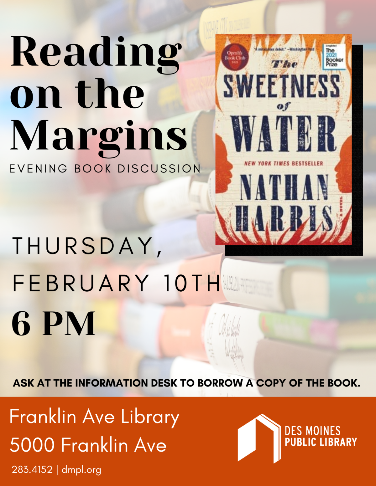 An image of the promotional poster for Reading on the Margins.