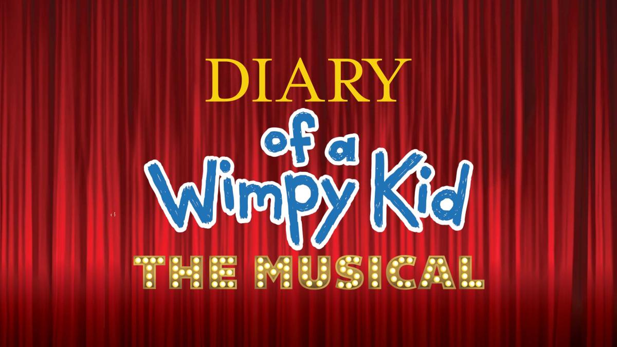 Logo for Diary of a Wimpy Kid the Musical