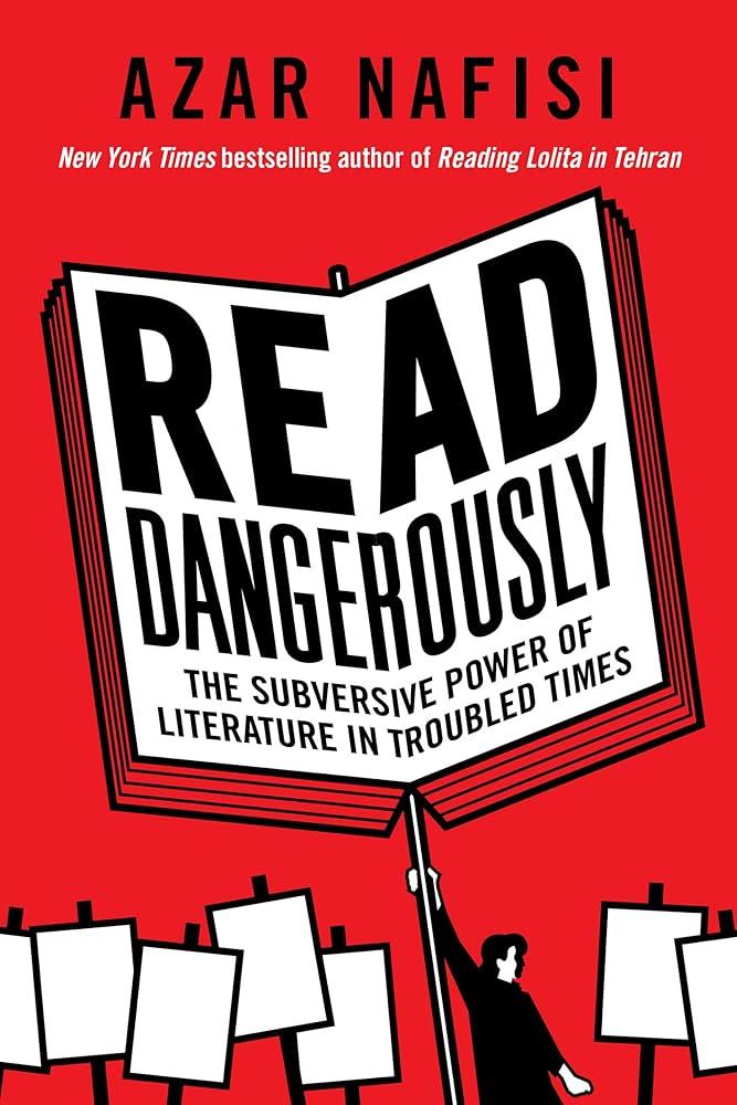 Read Dangerous book cover with image of a woman holding up a protest sign with the title written on it