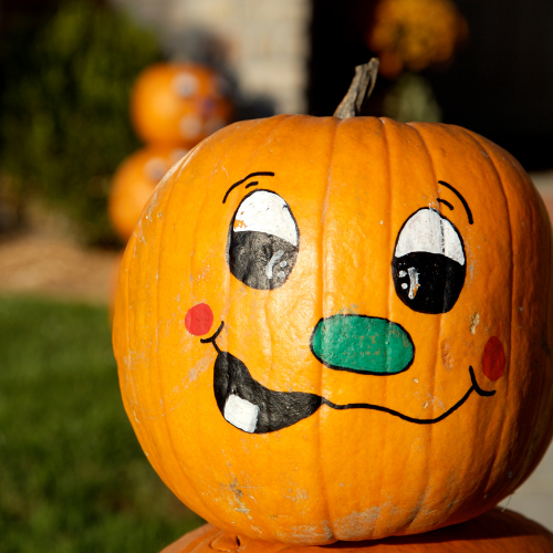 Painted Mini Pumpkin