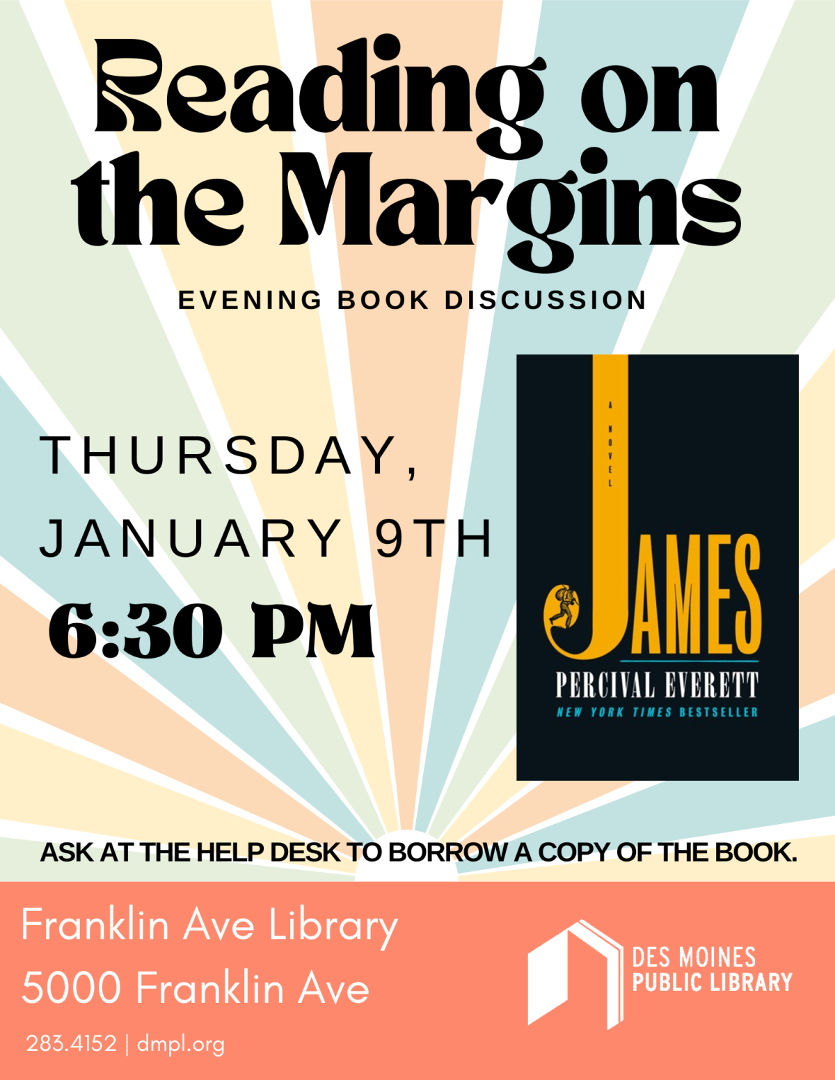 An image of the promotional poster for Reading on the Margins.