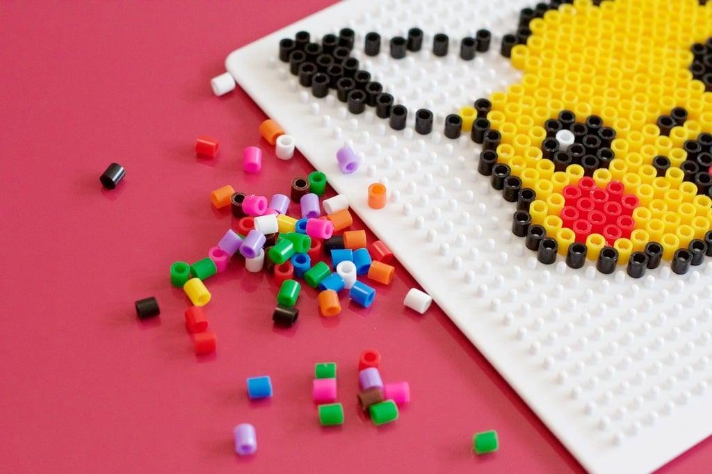 Photo of Pikachu made out of Perler Beads